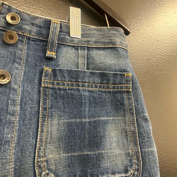 Rag & Bone size 28 Blue Casual Cargo Pencil Skirt - Picture 4 of 16